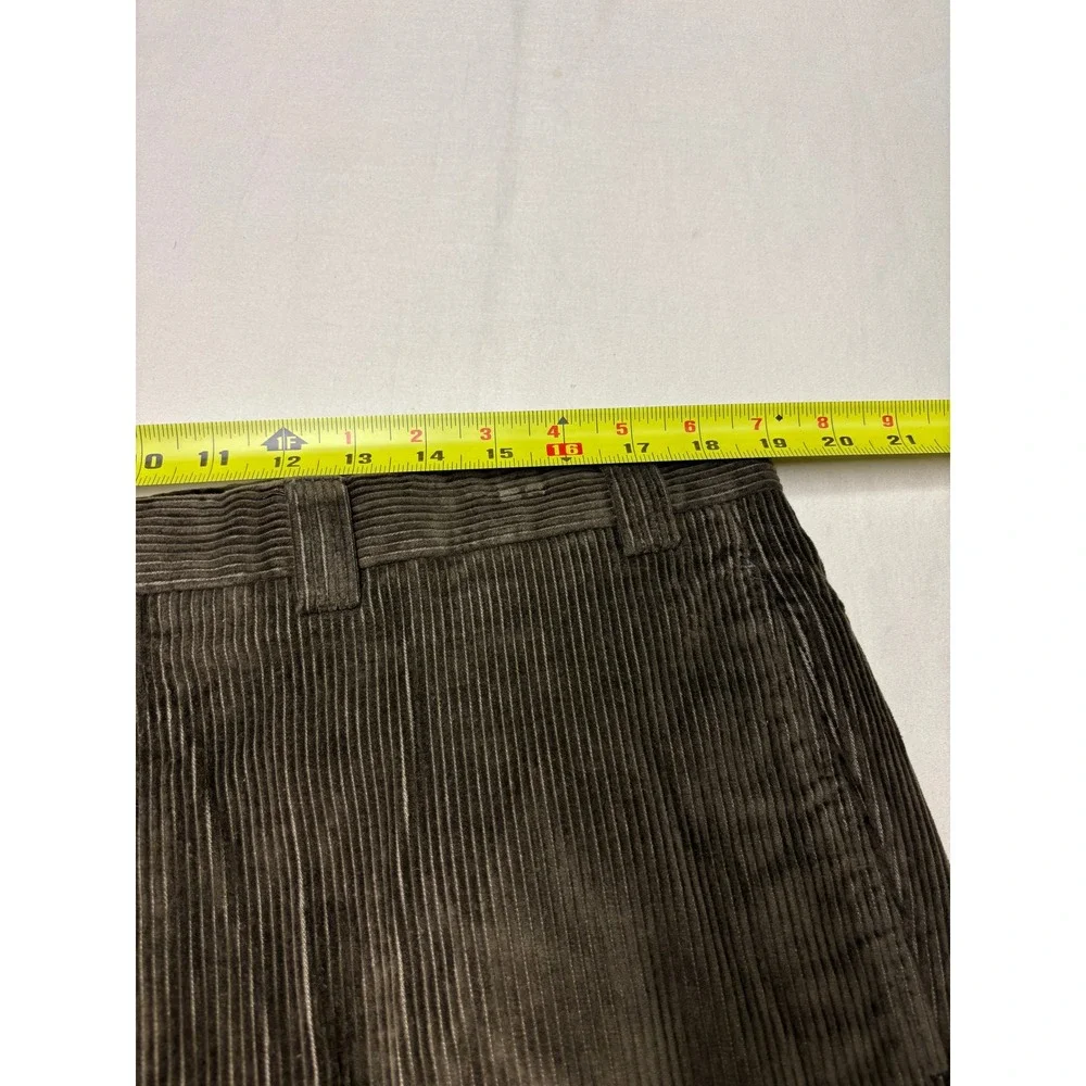 LL Bean Mens‎ Corduroy Pants Brown Straight Fit Waist 38X30 Cotton Blend Casual - Picture 9 of 13
